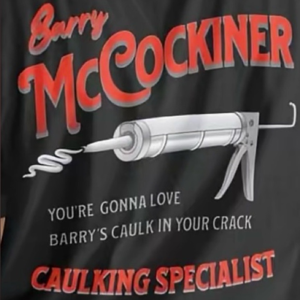 Barry McCockiner Caulking Specialist sweatshirt